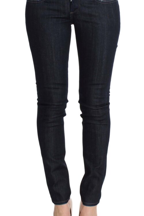 Costume National Chic Slim Fit Skinny Blue Jeans