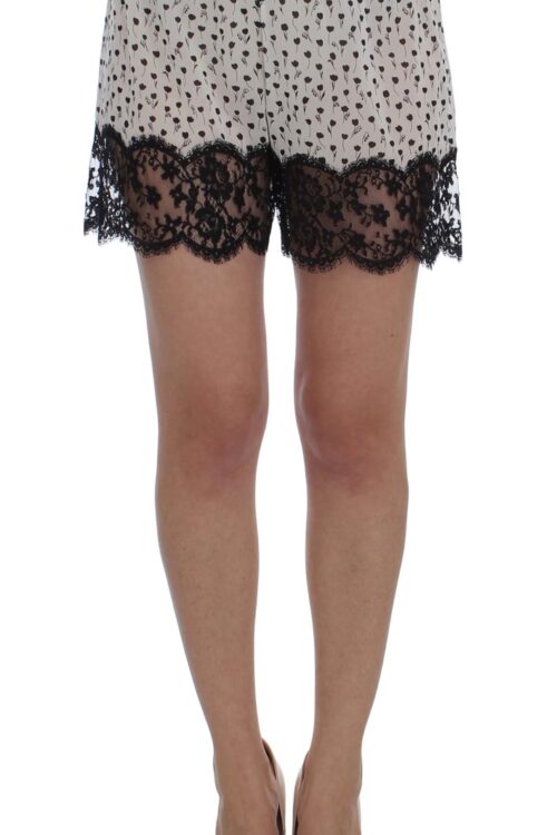 Dolce & Gabbana Elegant Silk Lace Sleep-Shorts