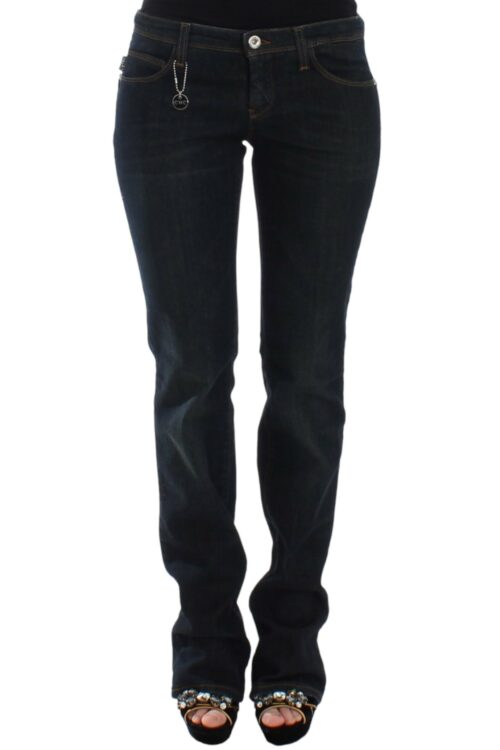 Costume National Chic Blue Slim Fit Denim Delight