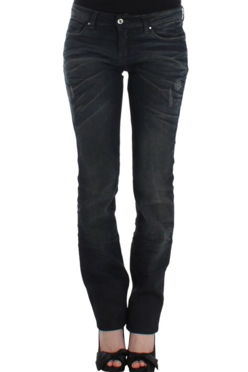Costume National Chic Superskinny Blue Denim Jeans