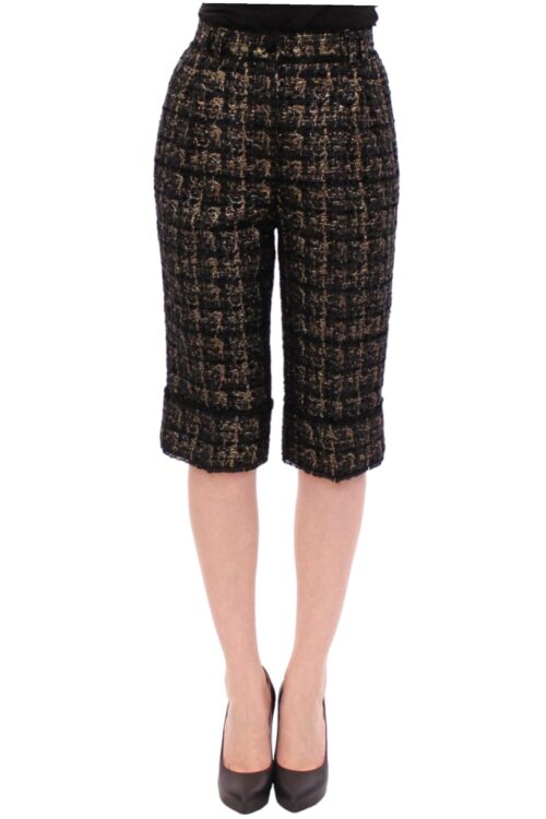 Dolce & Gabbana Elegant Designer Woven Shorts