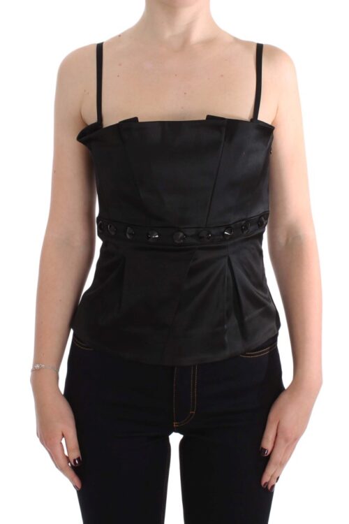 Exte Elegant Black Evening Cami Top