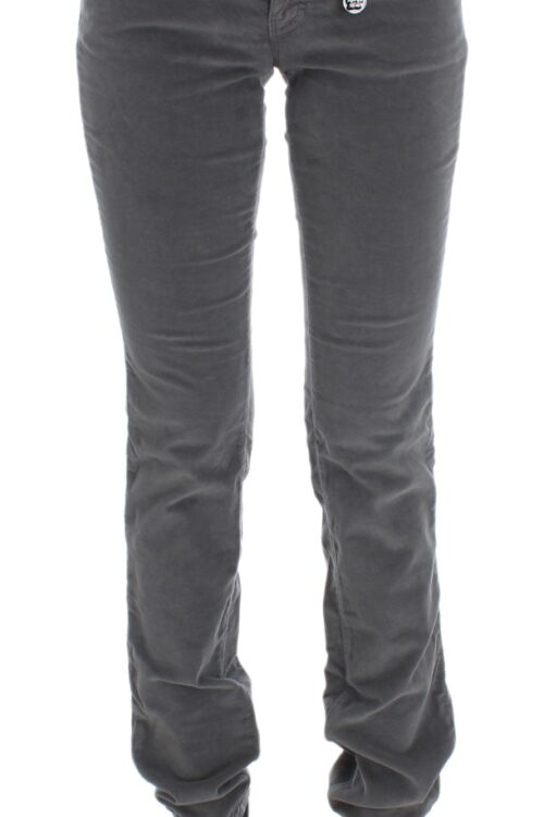 Costume National Sleek Super Slim Gray Jeans