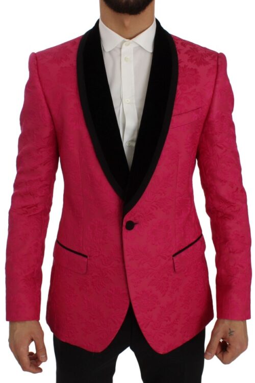 Dolce & Gabbana Floral Brocade Single-Breasted Blazer