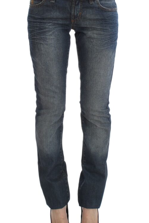 John Galliano Chic Slim Fit Blue Jeans