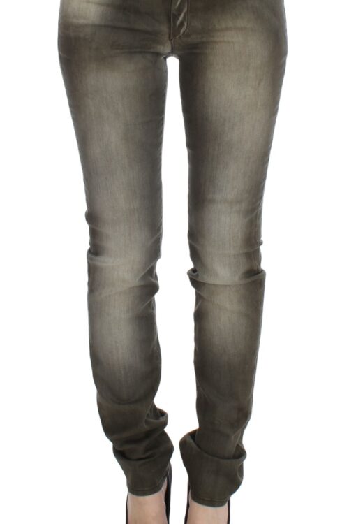 Ermanno Scervino Chic Gray Slim Fit Italian Denim