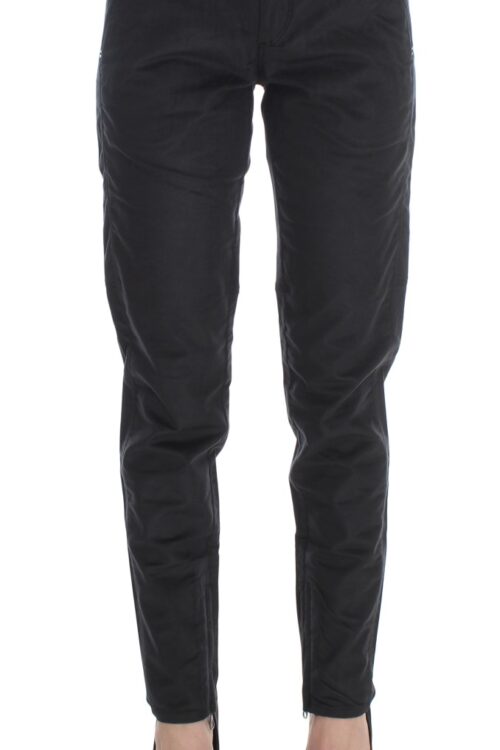 Ermanno Scervino Chic Black Regular Fit Trousers