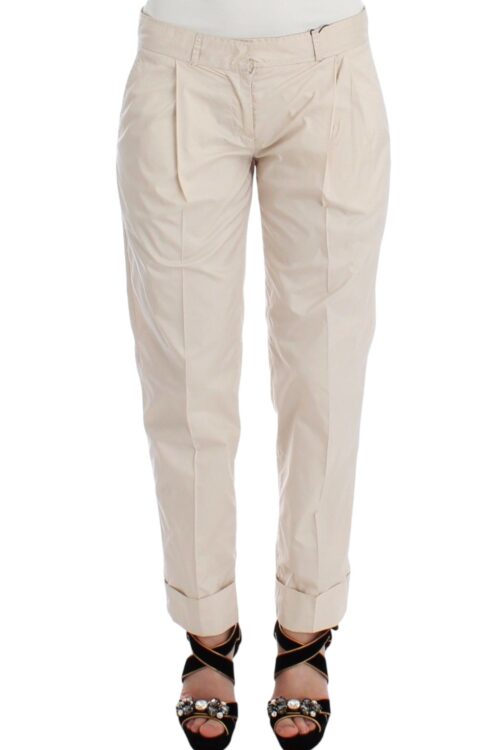 Ermanno Scervino Chic Beige Chino Pants – Elegance Redefined