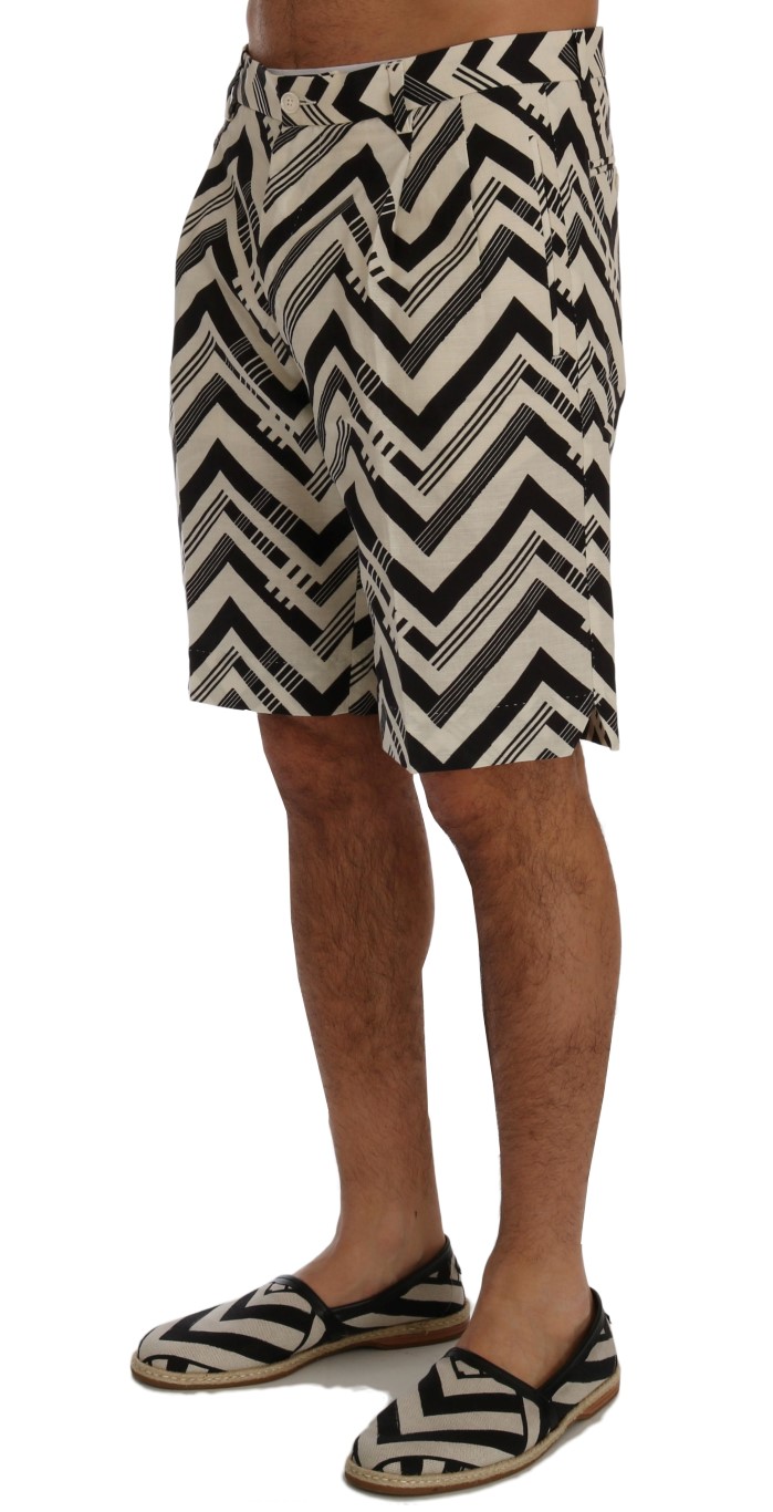 443679-white-black-striped-cotton-linen-shorts-1.jpg