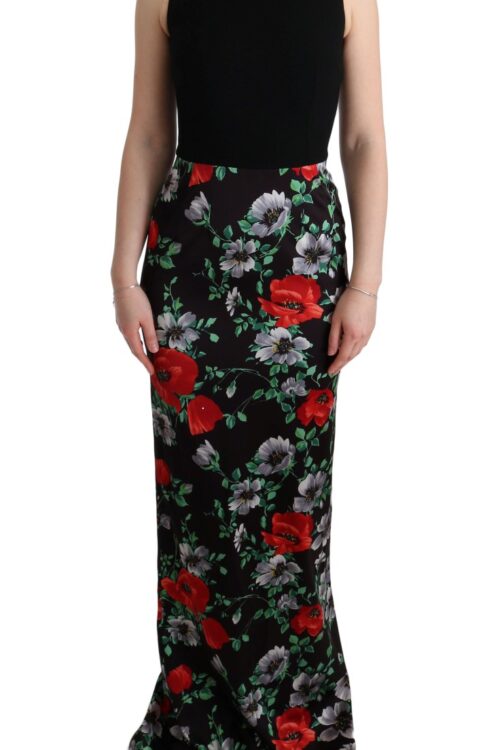 Dolce & Gabbana Elegant Floral Sheath Gown