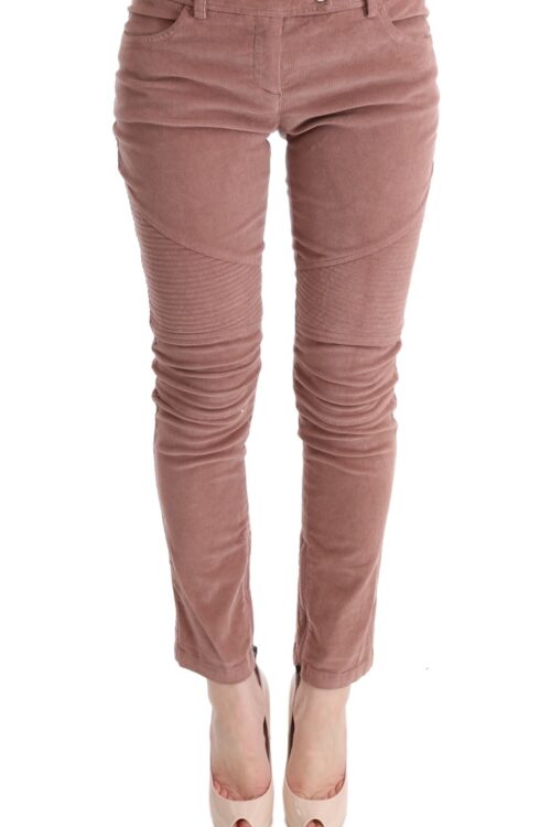 Ermanno Scervino Chic Brown Capri Cropped Pants for Elegant Evenings