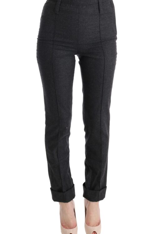 Ermanno Scervino Chic Gray Casual Skinny Pants