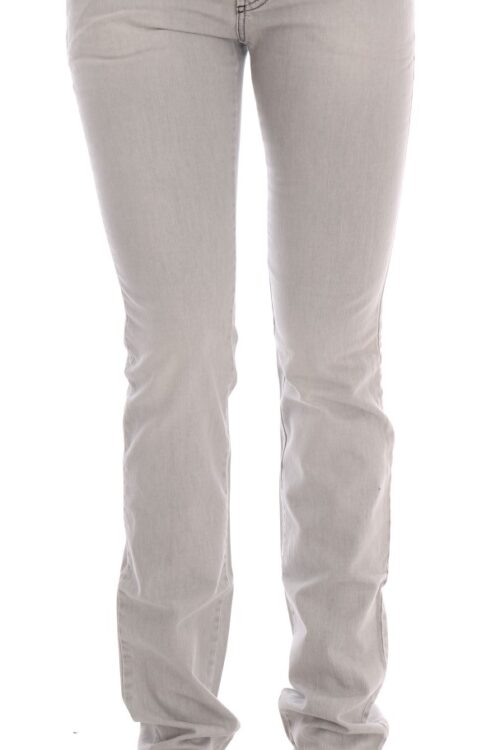 Costume National Sophisticated Gray Super Slim Jeans
