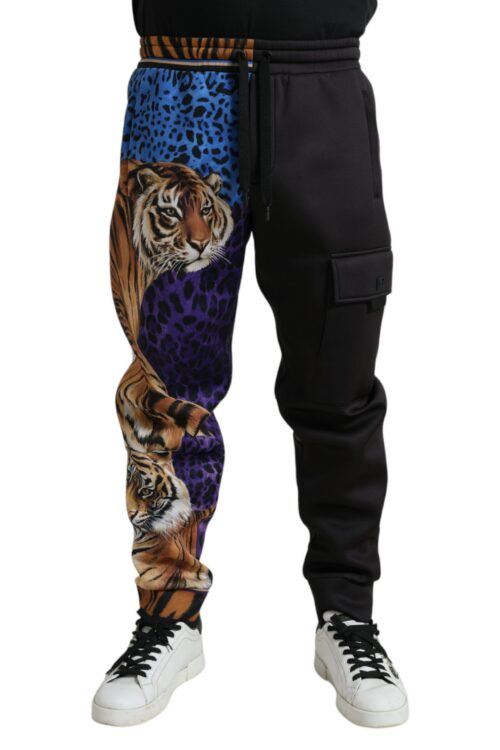 Dolce & Gabbana Stunning Exotic Print Jogger Pants