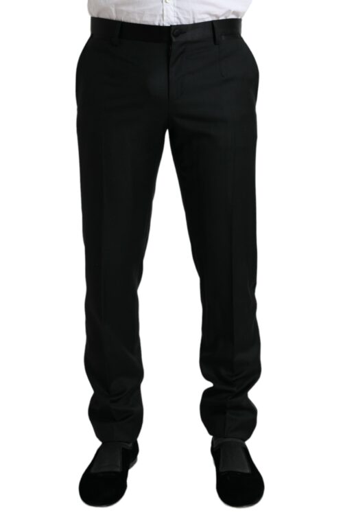Dolce & Gabbana Elegant Slim Fit Wool Dress Pants