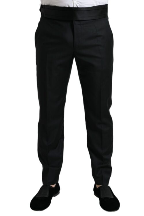 Dolce & Gabbana Elegant Slim Fit Wool Dress Pants
