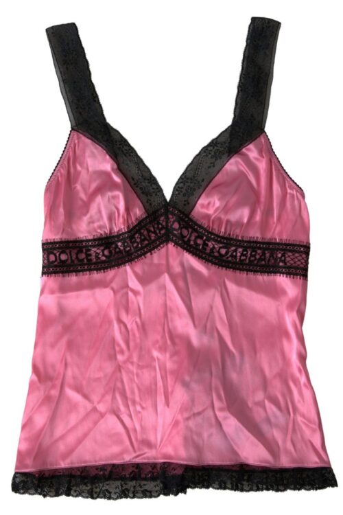 Dolce & Gabbana Silken Charm Pink Camisole