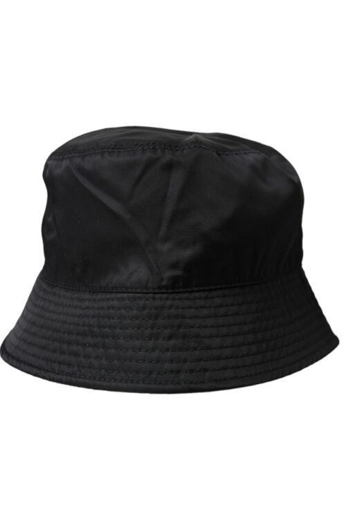 Dolce & Gabbana Black Wide Brim Cap Bucket Hat Men