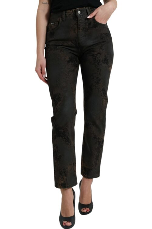 Dolce & Gabbana Chic Boyfriend Mid Waist Stretch Jeans