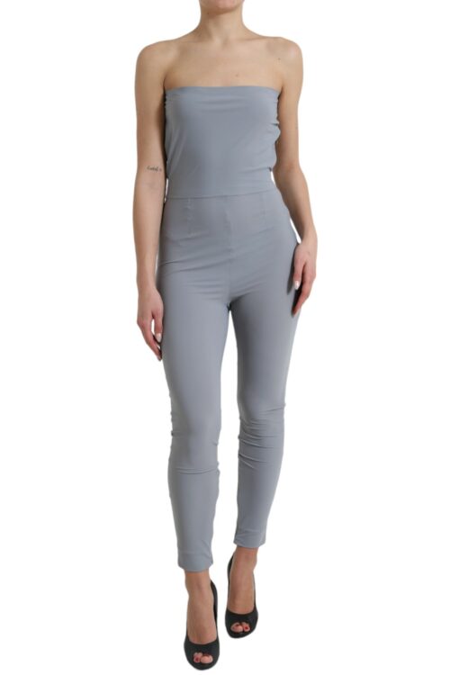 Dolce & Gabbana Chic Strapless Bodycon Jumpsuit Dress