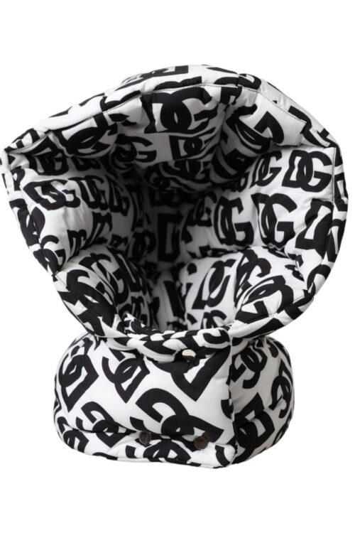 Dolce & Gabbana White Logo Whole Head Wrap Hat Men