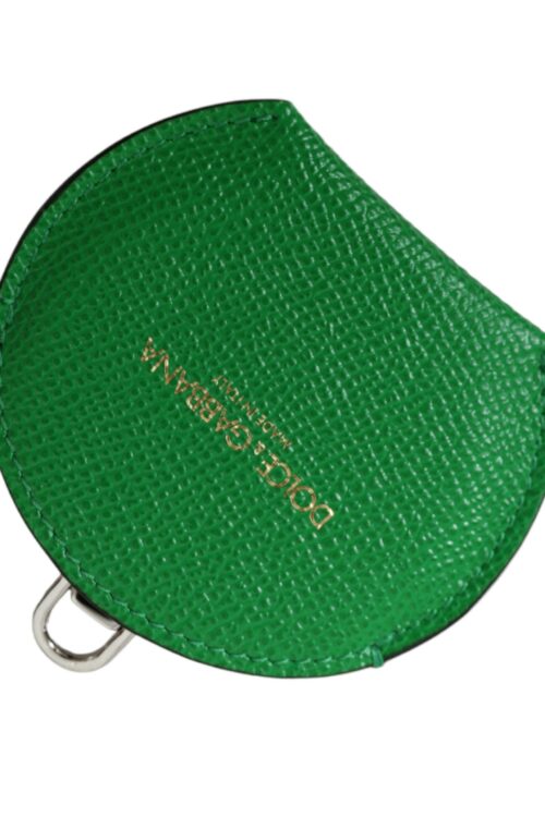 Dolce & Gabbana Emerald Leather Hand Mirror Holder