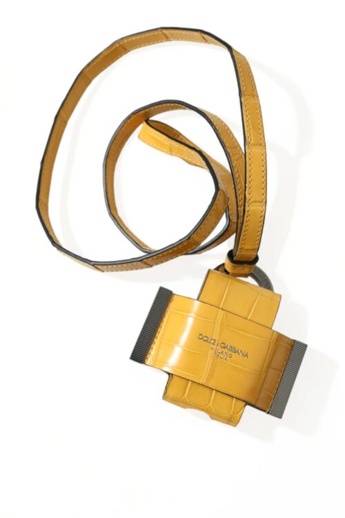 Dolce & Gabbana Exquisite Alligator Leather Key Holder