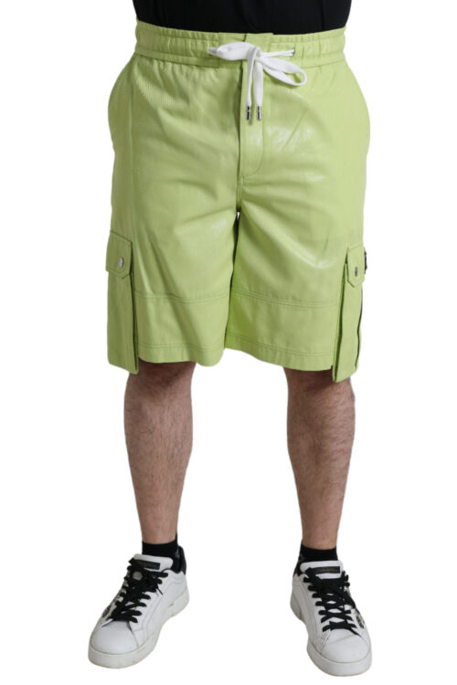 Dolce & Gabbana Chic Light Green Cotton Bermuda Shorts