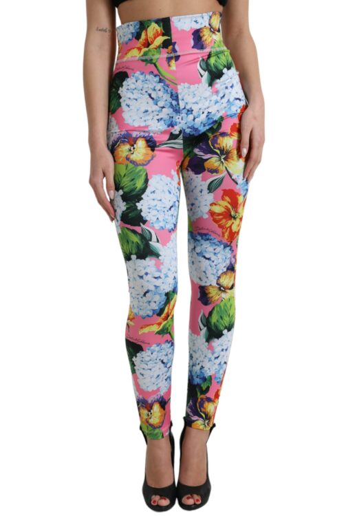 Dolce & Gabbana Exquisite Floral High Waist Leggings