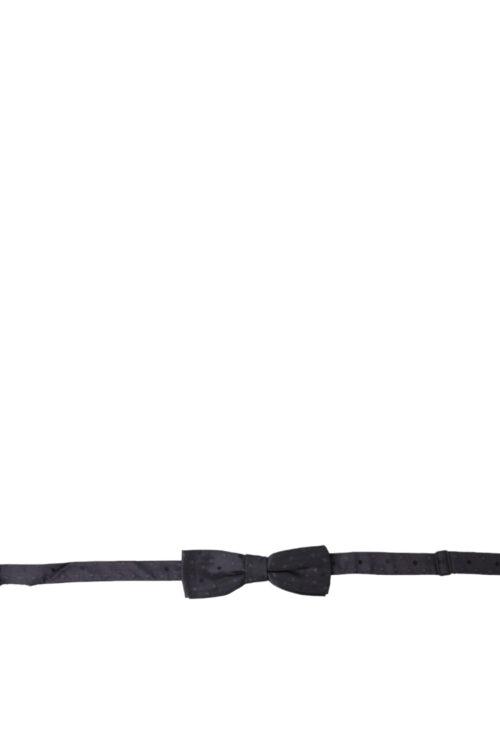 Dolce & Gabbana Elegant Polka Dot Silk Bow Tie