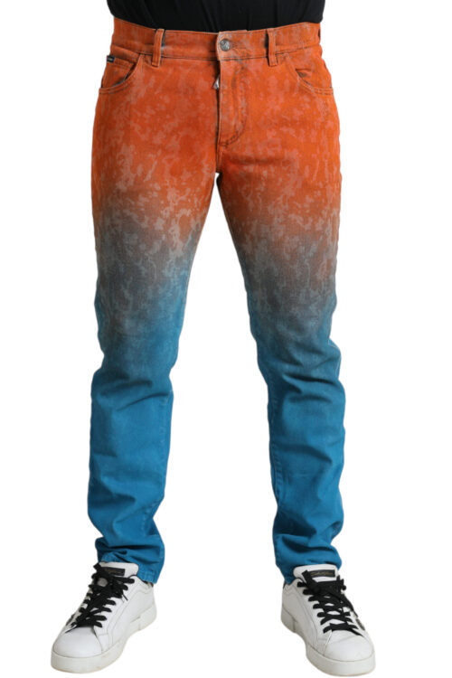 Dolce & Gabbana Elegant Ombre Skinny Denim Jeans