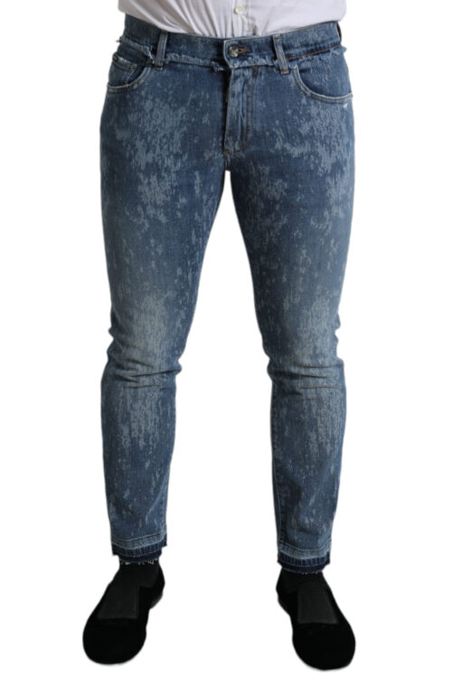 Dolce & Gabbana Chic Blue Skinny Stretch Denim Jeans