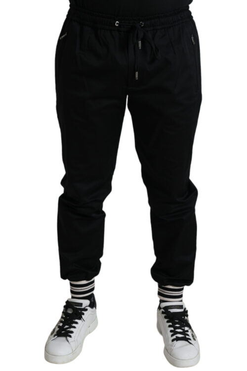 Dolce & Gabbana Sleek Skinny Cotton Jogger Pants