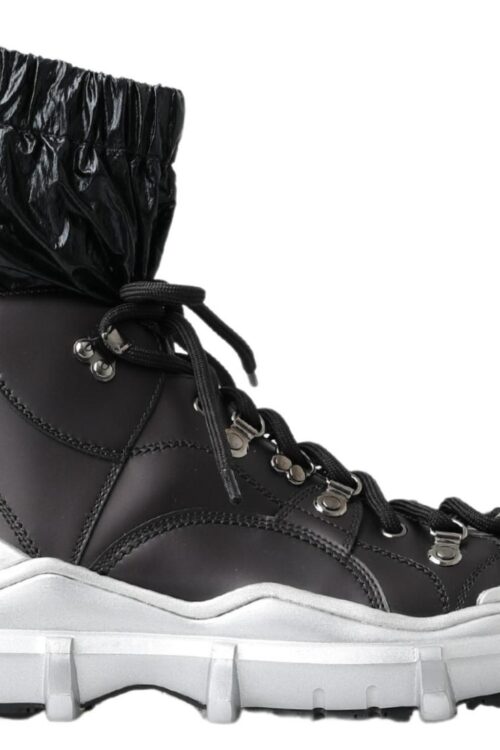 Dolce & Gabbana Black High Top Sneaker Bootie