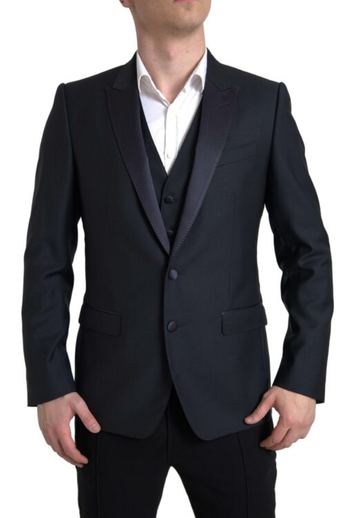 Dolce & Gabbana Elegant Slim Fit Two-Piece Martini Suit