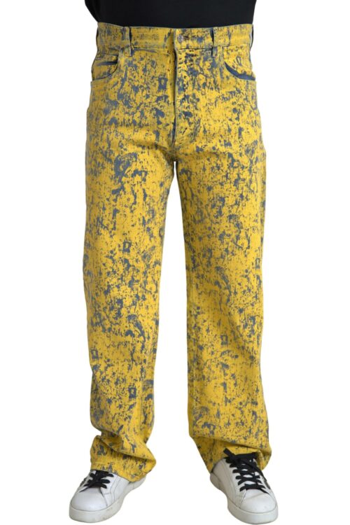 Dolce & Gabbana Italian Designer Straight Denim Jeans