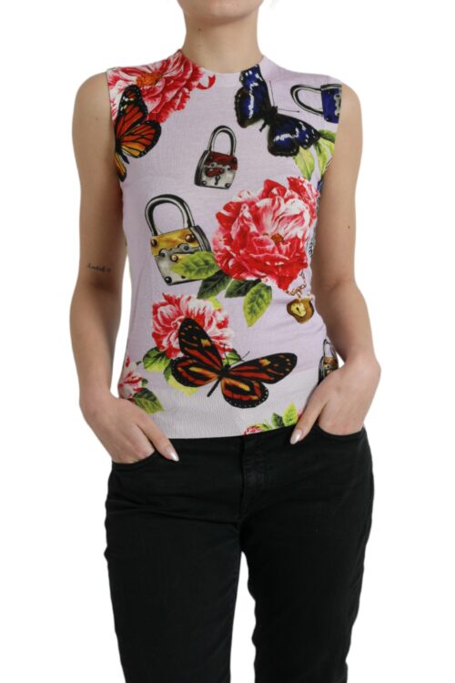 Dolce & Gabbana Elegant Cashmere-Silk Blend Tank Top