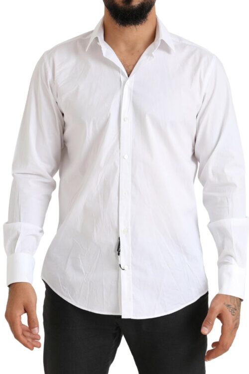 Dolce & Gabbana Elegant Slim Fit Cotton Dress Shirt