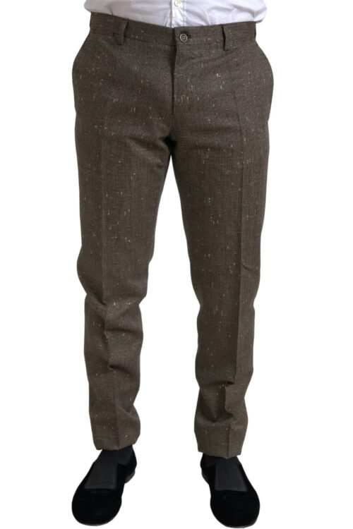 Dolce & Gabbana Elegant Skinny Wool Chino Pants