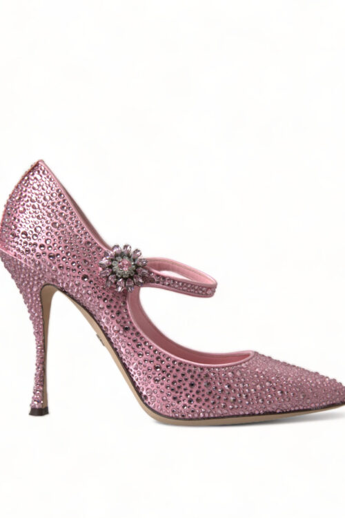 Dolce & Gabbana Enchanting Pink Crystal Pumps