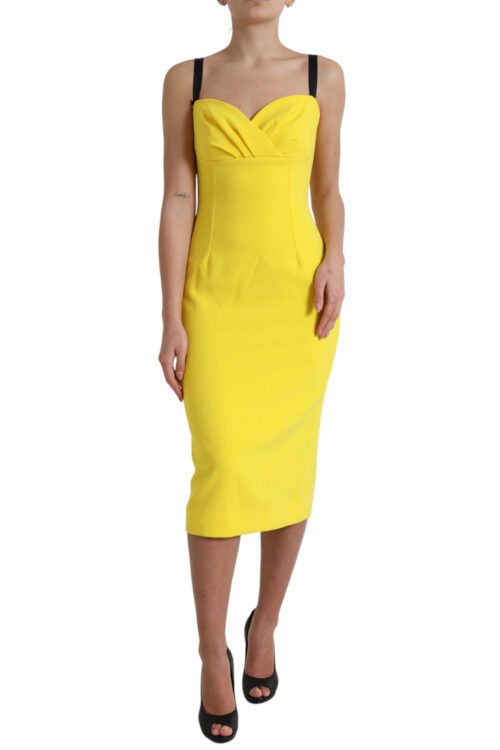 Dolce & Gabbana Sunshine Chic Sleeveless Midi Dress