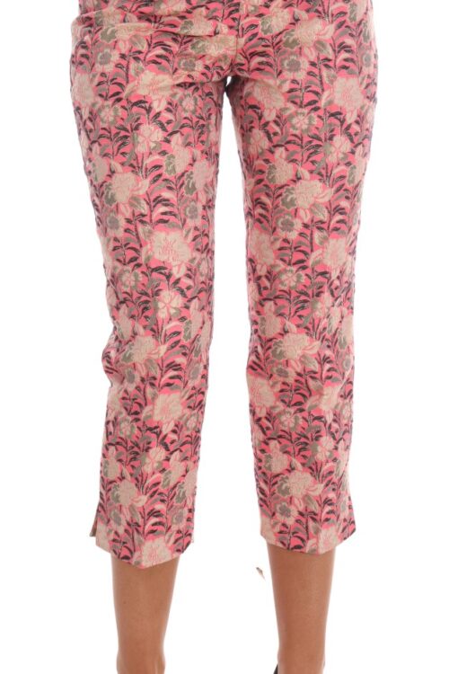 Dolce & Gabbana Elegant Floral Brocade Pants