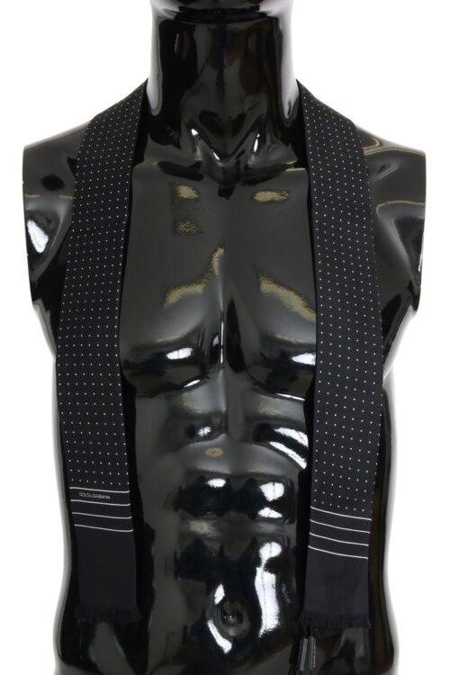 Dolce & Gabbana Elegant Silk Men’s Tie Scarf Wrap
