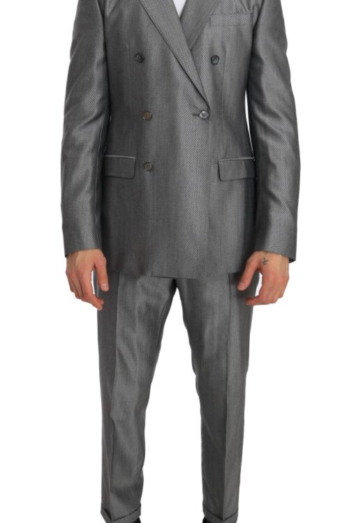 Dolce & Gabbana Elegant Black Double-Breasted Suit