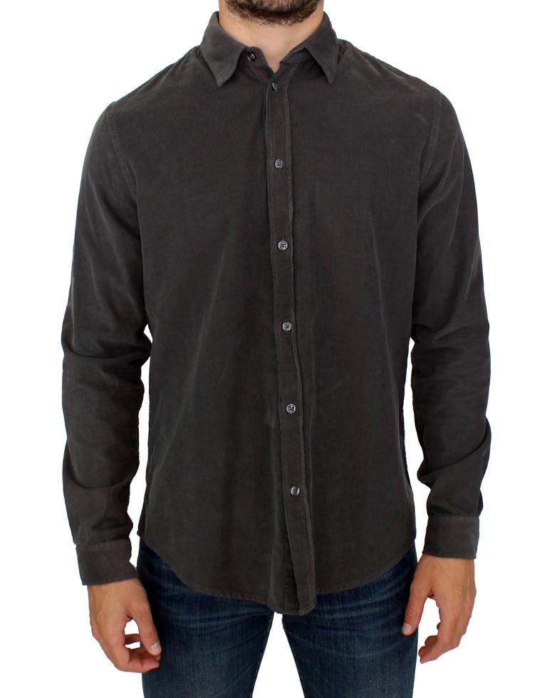 GF Ferre Chic Green Cotton Casual Men’s Shirt