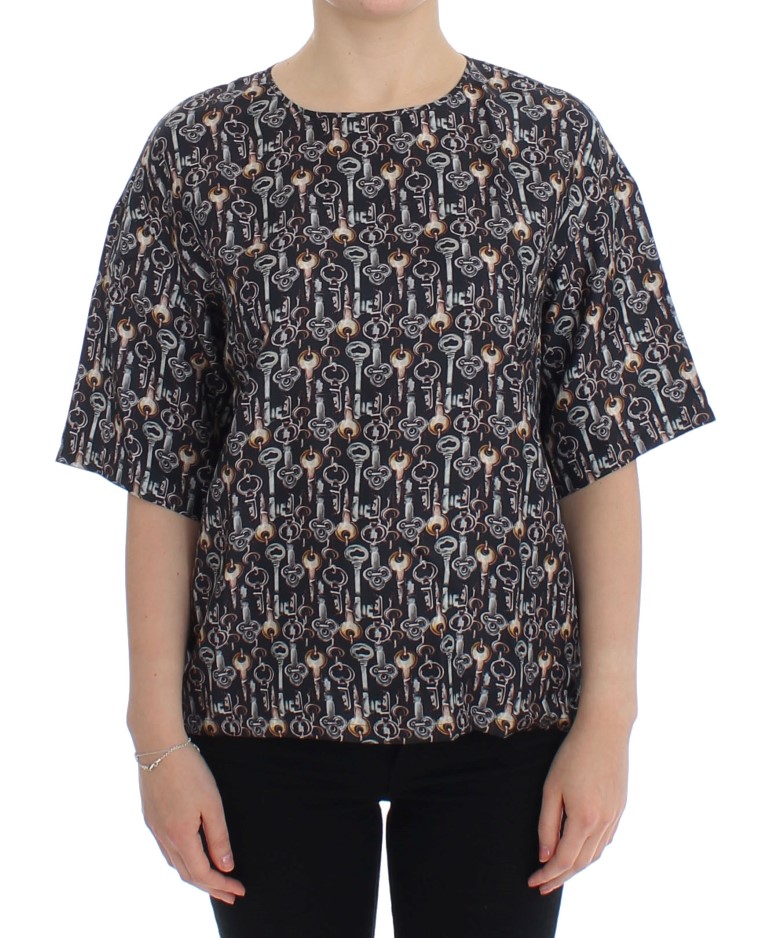 62072-gray-gold-key-print-silk-blouse-t-shirt-2.jpg