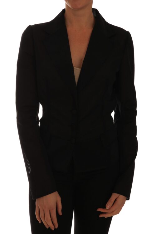 Dolce & Gabbana Semi-Transparent Darkgreen Nylon Blazer