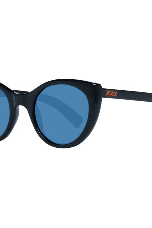 Zegna Couture Black Unisex Sunglasses