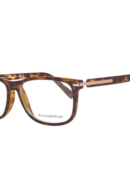 Ermenegildo Zegna Brown Men Optical Frames