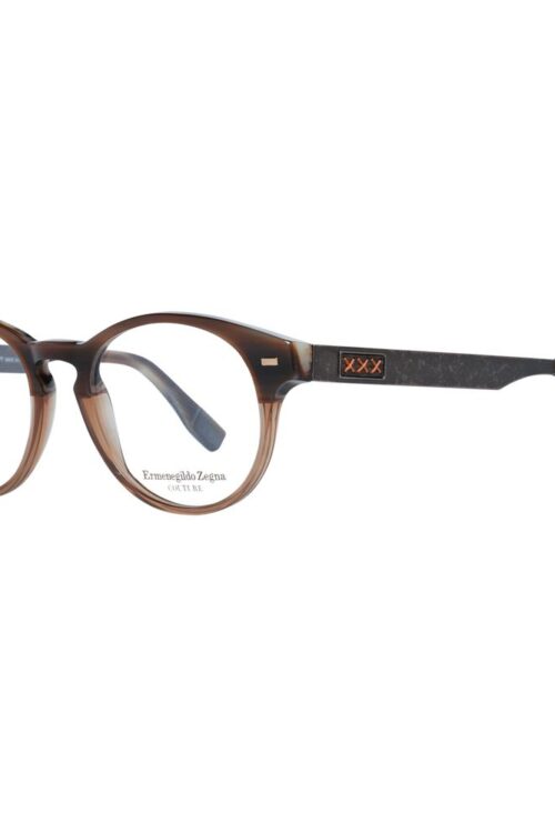 Zegna Couture Brown Men Optical Frames